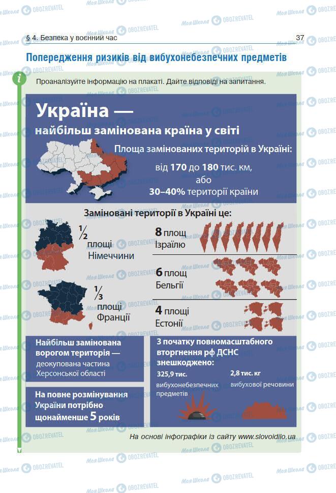 Підручники Основи здоров'я 7 клас сторінка 37