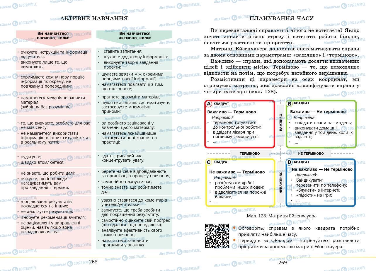 Учебники Основы здоровья 7 класс страница 268-269