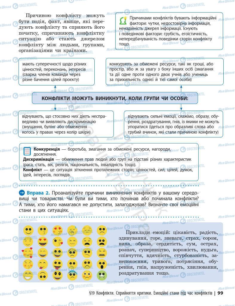 Підручники Основи здоров'я 7 клас сторінка 99