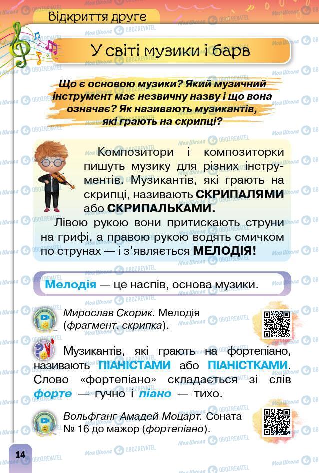 Підручники Образотворче мистецтво 1 клас сторінка 14