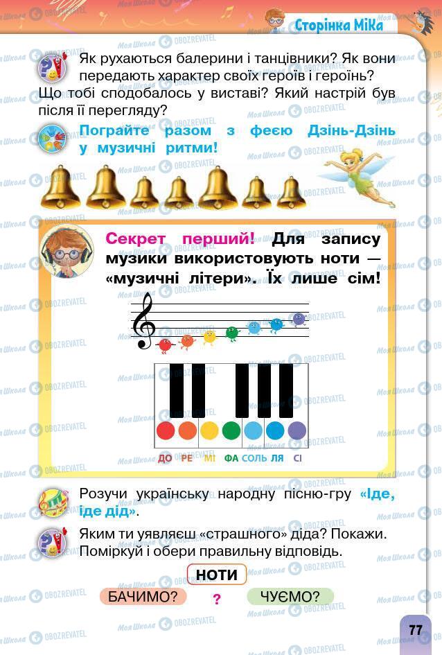 Підручники Образотворче мистецтво 1 клас сторінка 77