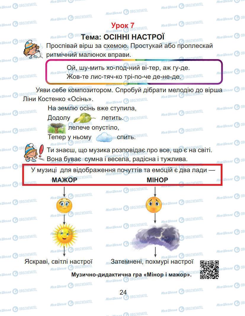 Підручники Образотворче мистецтво 1 клас сторінка 24