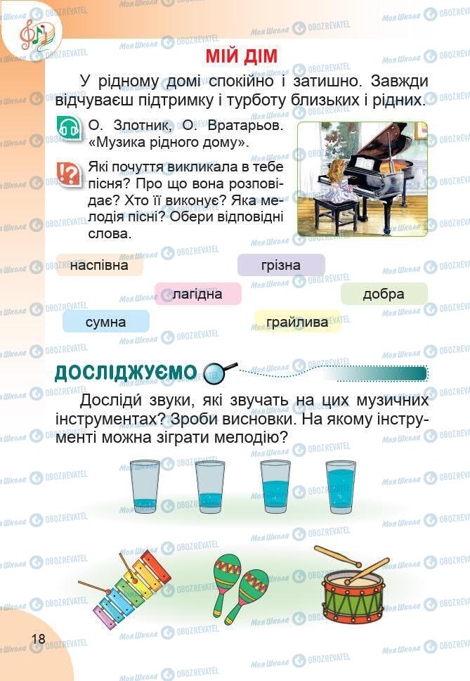 Підручники Образотворче мистецтво 1 клас сторінка 18