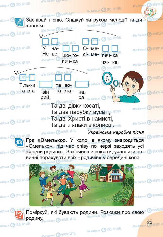 Підручники Образотворче мистецтво 1 клас сторінка 23