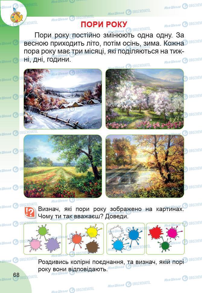 Підручники Образотворче мистецтво 1 клас сторінка 68