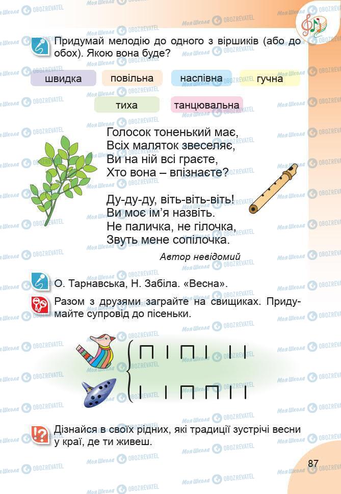 Учебники Изобразительное искусство 1 класс страница 87