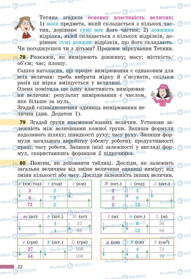 Підручники Математика 6 клас сторінка 22