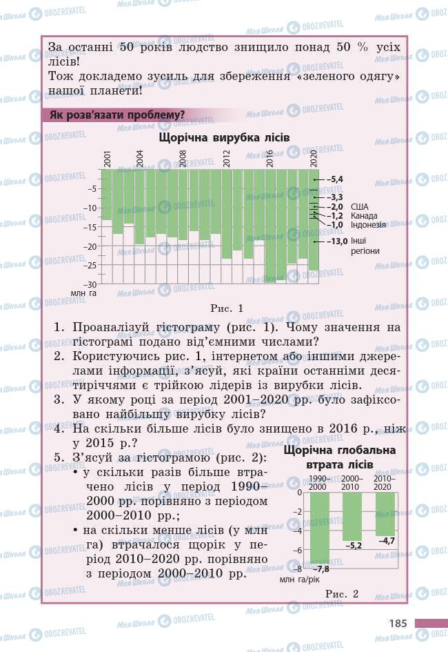 Учебники Математика 6 класс страница 185