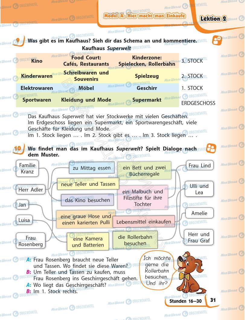 Учебники Немецкий язык 6 класс страница 31