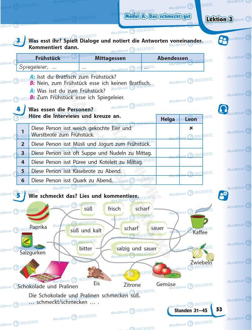 Учебники Немецкий язык 6 класс страница 53