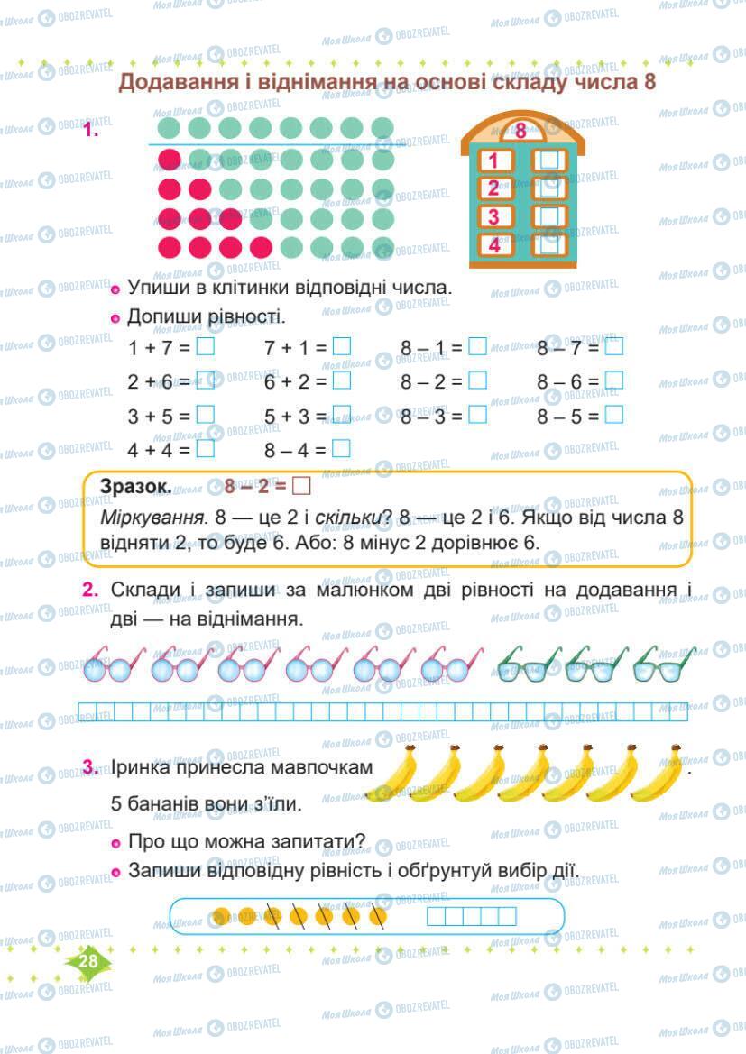 Учебники Математика 1 класс страница 28