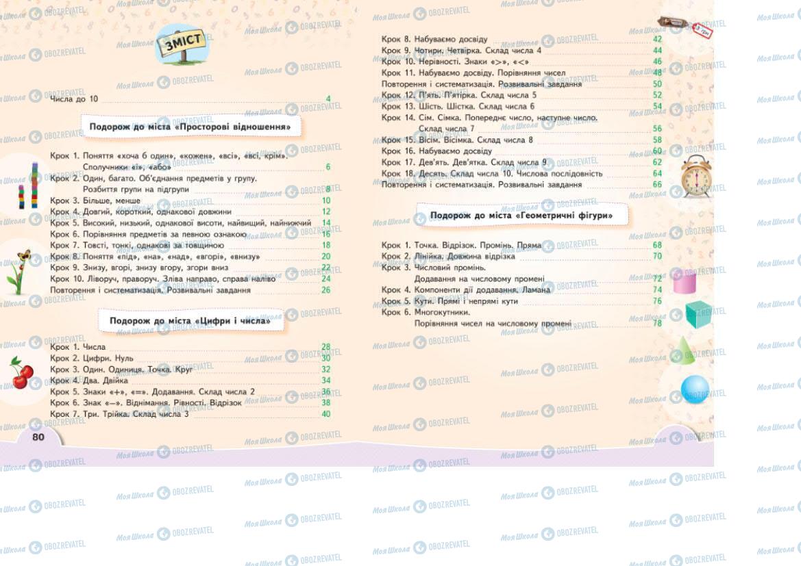 Учебники Математика 1 класс страница 80