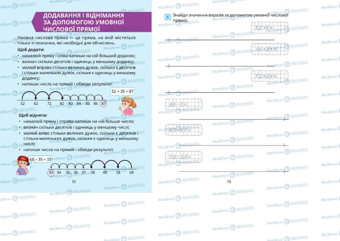 Учебники Математика 1 класс страница 12-13