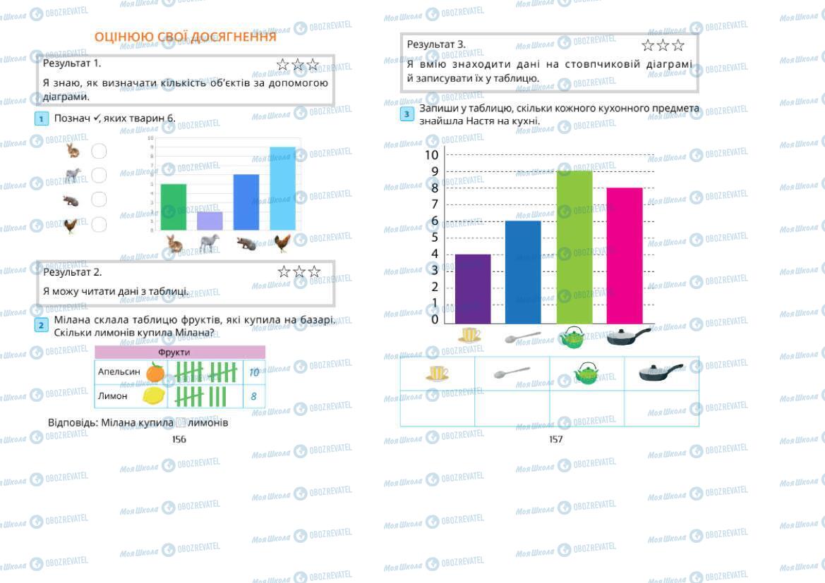 Учебники Математика 1 класс страница 156-157