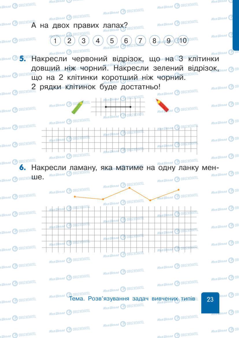 Учебники Математика 1 класс страница 23