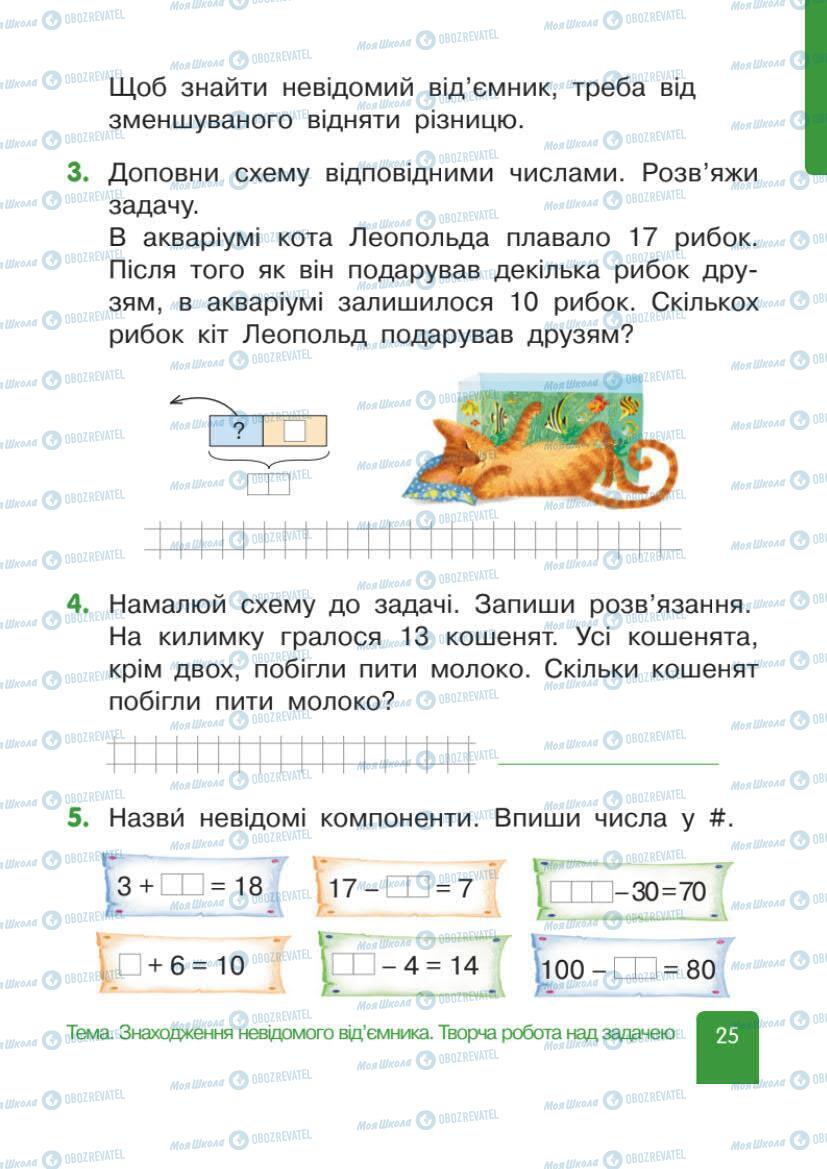 Учебники Математика 1 класс страница 25