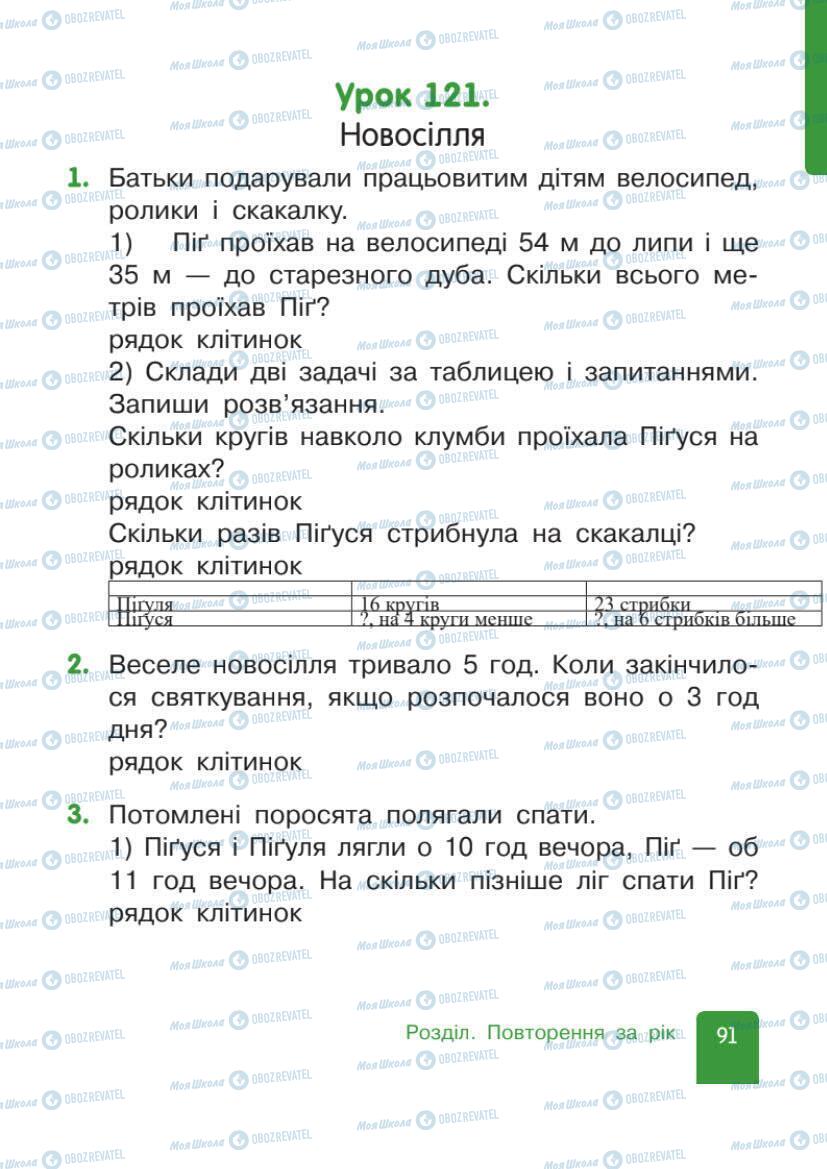 Учебники Математика 1 класс страница 91
