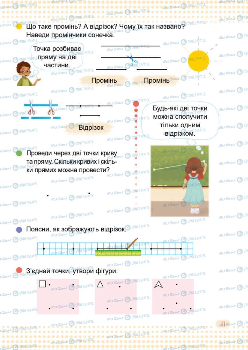 Підручники Математика 1 клас сторінка 11