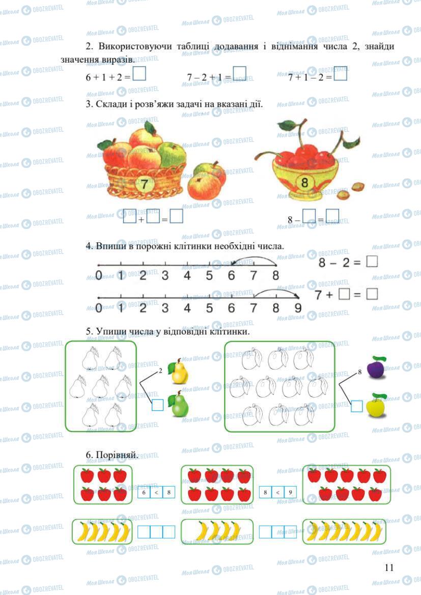 Учебники Математика 1 класс страница 11