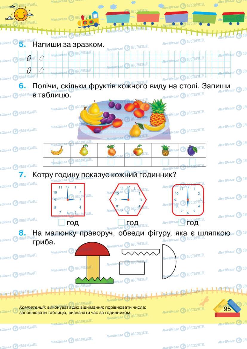 Учебники Математика 1 класс страница 95