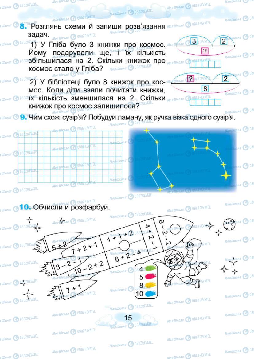 Учебники Математика 1 класс страница 15