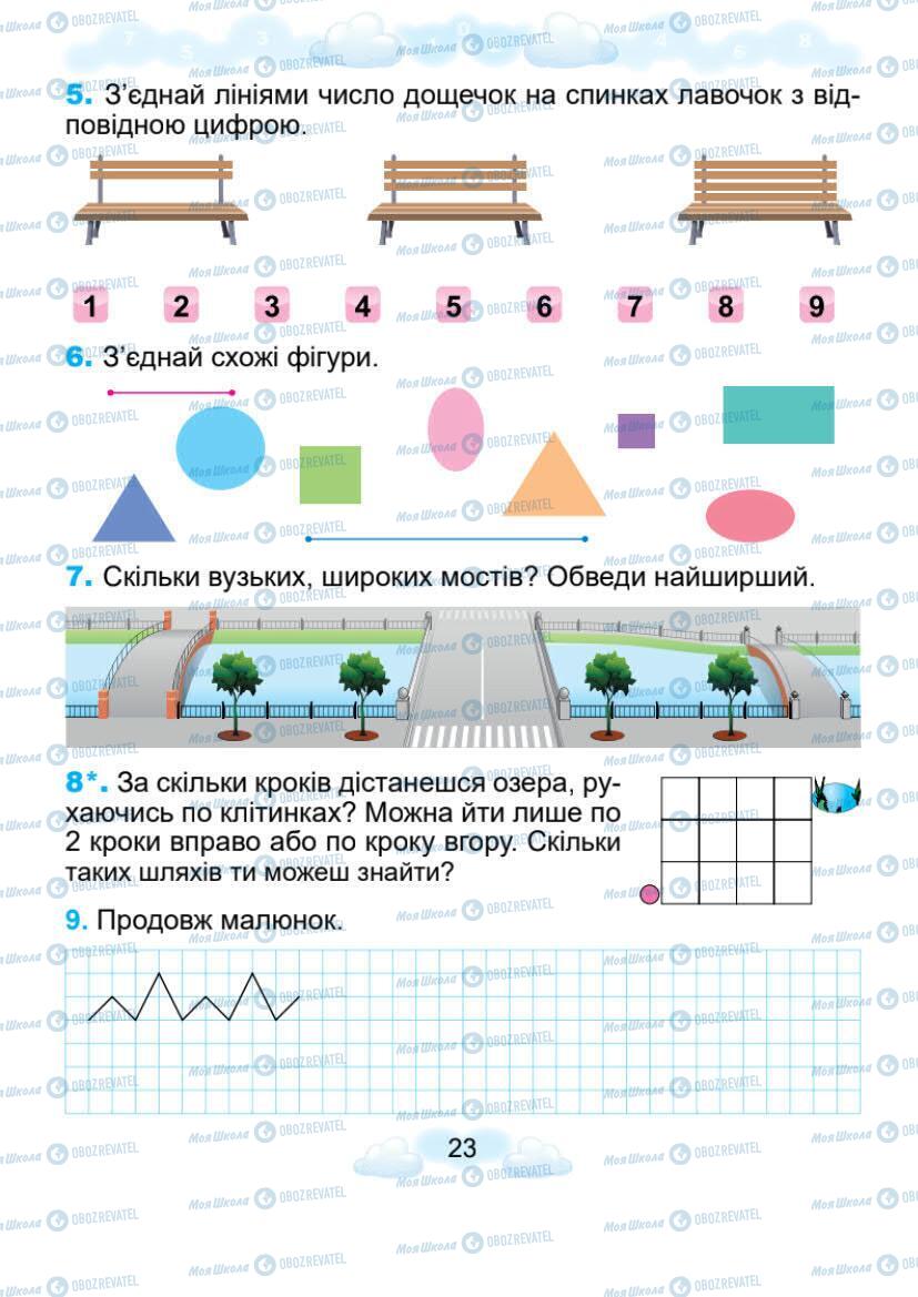 Учебники Математика 1 класс страница 23