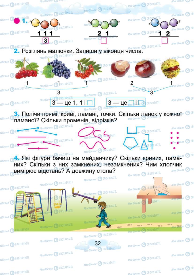 Учебники Математика 1 класс страница 32