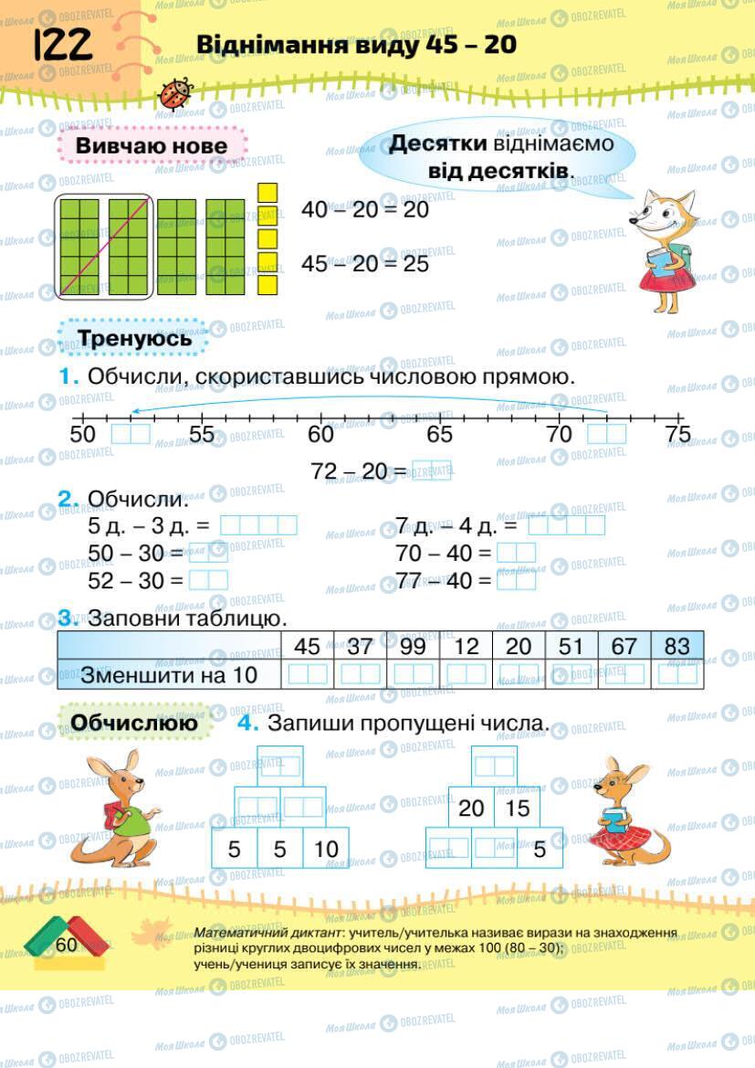 Учебники Математика 1 класс страница 60