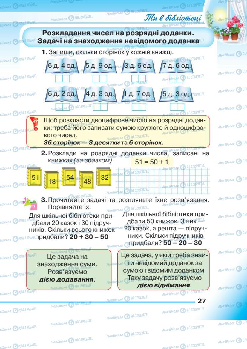 Учебники Математика 1 класс страница 27