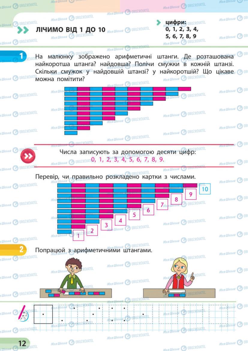 Учебники Математика 1 класс страница 11