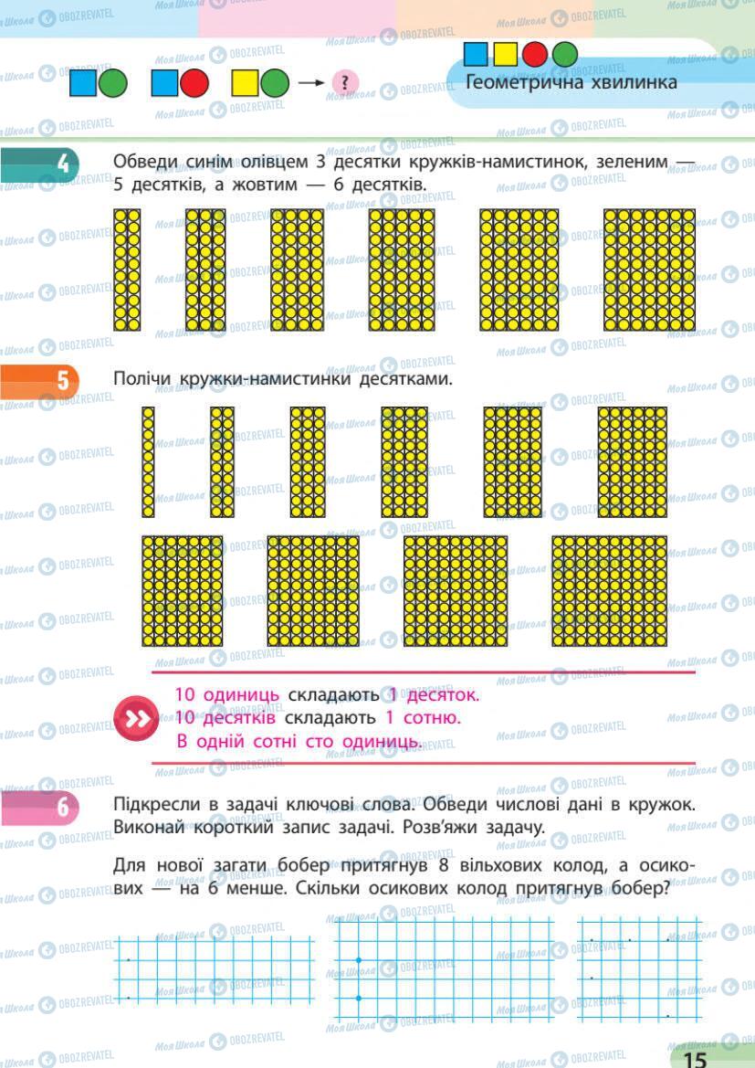 Учебники Математика 1 класс страница 15