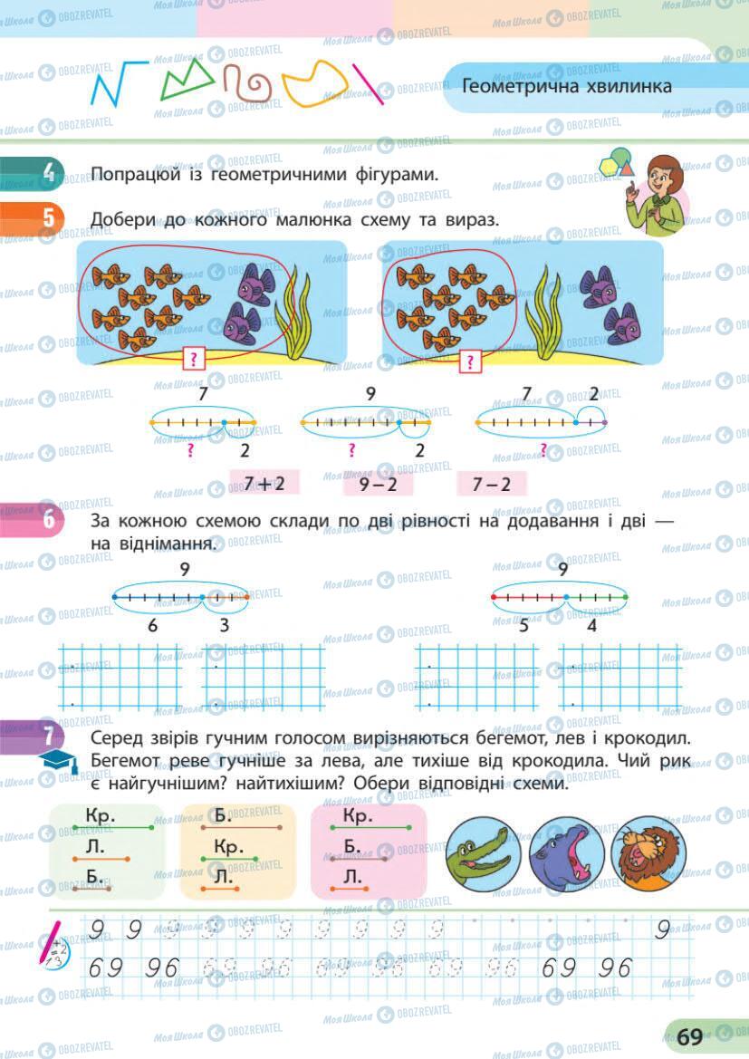 Учебники Математика 1 класс страница 68