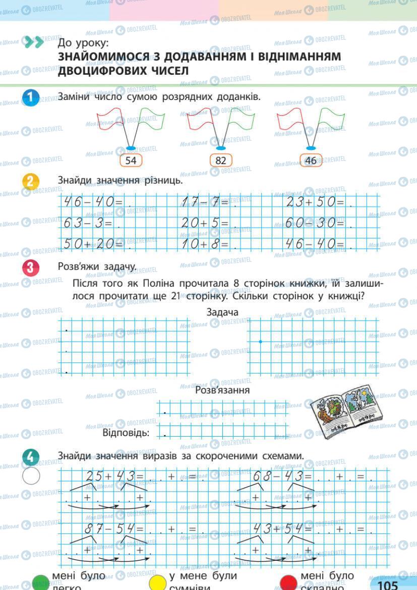 Учебники Математика 1 класс страница 105