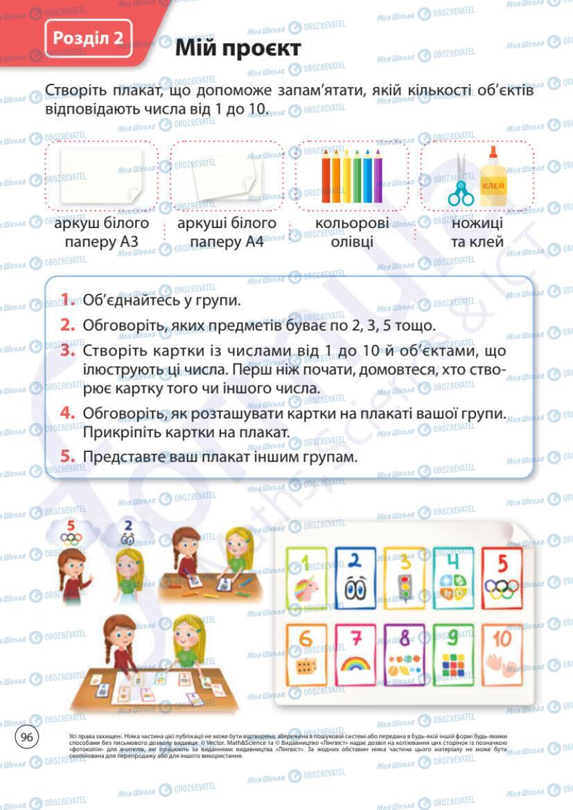 Учебники Математика 1 класс страница 96