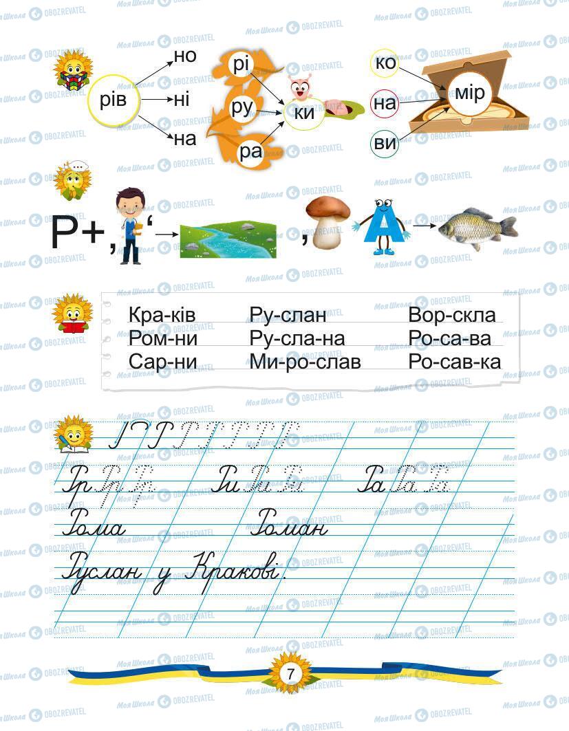 Підручники Українська мова 1 клас сторінка Сторінка  7