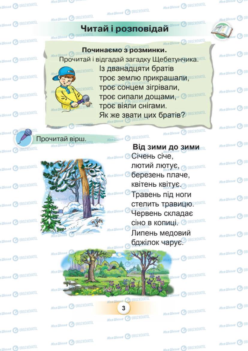 Підручники Українська мова 1 клас сторінка Сторінка  3