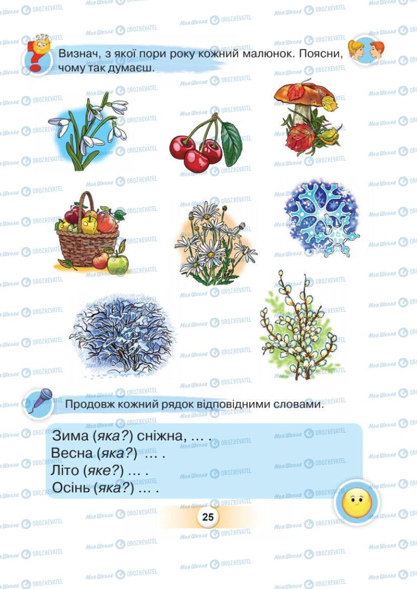 Підручники Українська мова 1 клас сторінка Сторінка  25