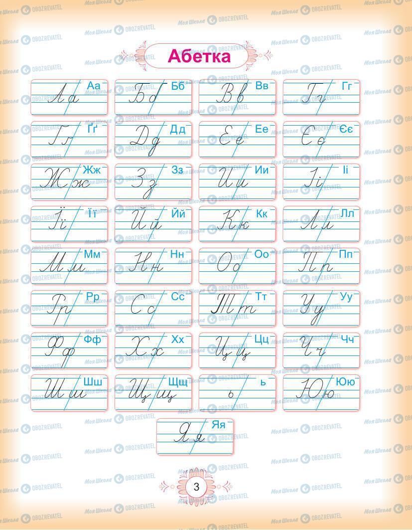 Підручники Українська мова 1 клас сторінка Сторінка  3