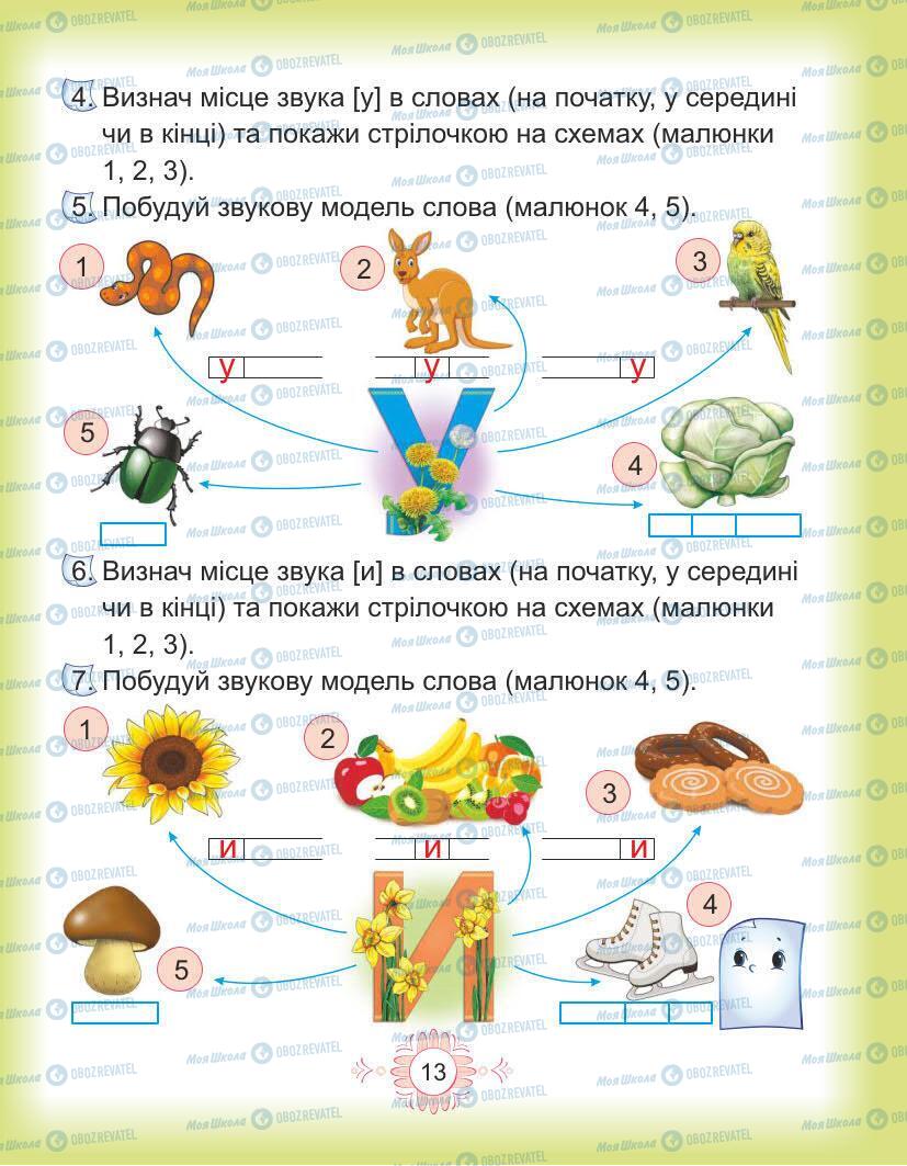 Підручники Українська мова 1 клас сторінка Сторінка  13