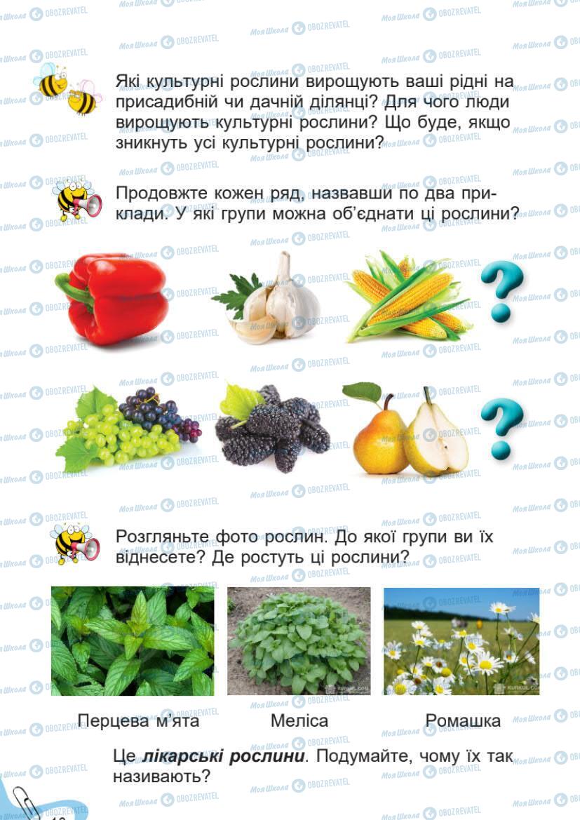 Підручники Я досліджую світ 1 клас сторінка 10