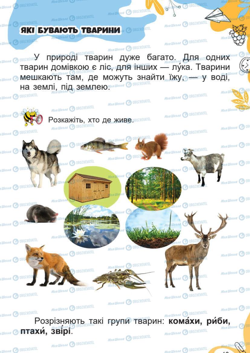 Підручники Я досліджую світ 1 клас сторінка 13