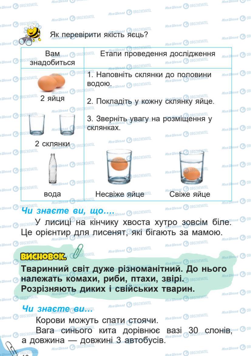 Підручники Я досліджую світ 1 клас сторінка 16