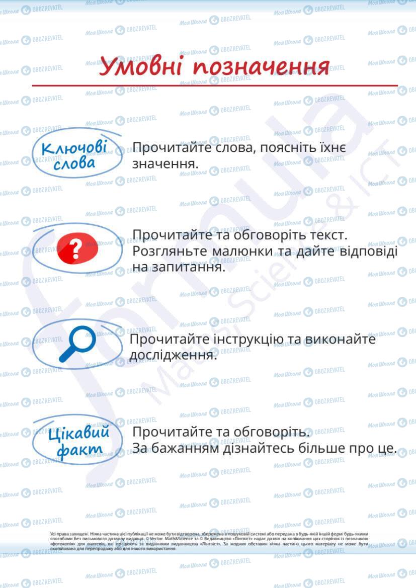 Підручники Я досліджую світ 1 клас сторінка 5