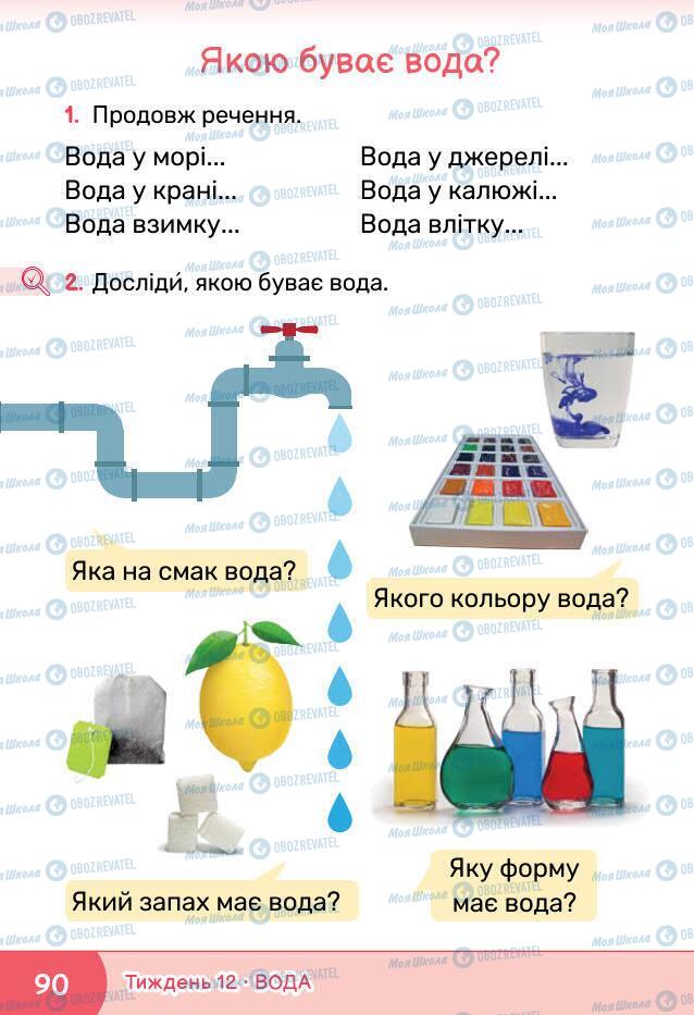 Підручники Я досліджую світ 1 клас сторінка 90