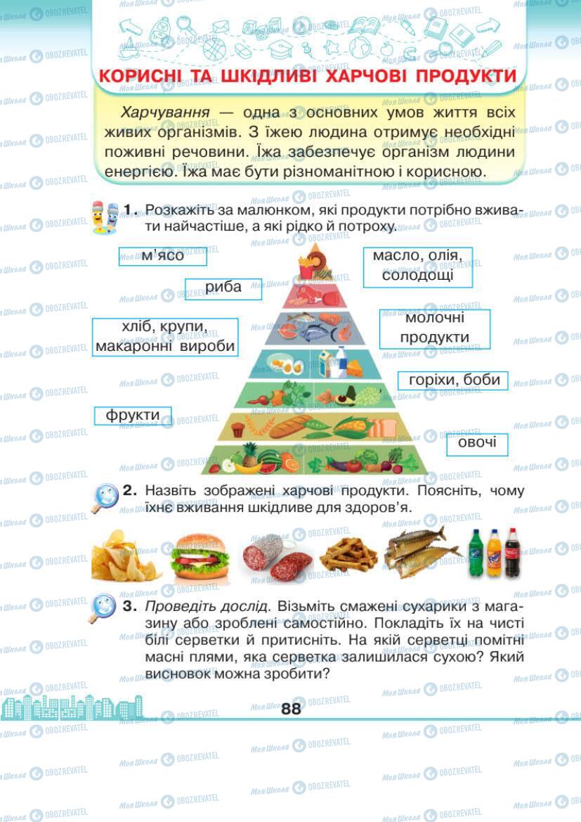 Підручники Я досліджую світ 1 клас сторінка 88