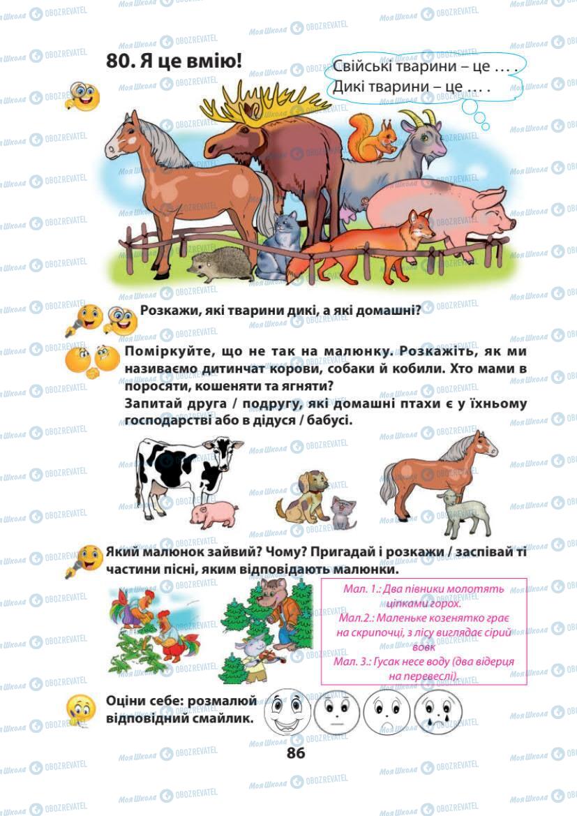 Підручники Українська мова 1 клас сторінка 86
