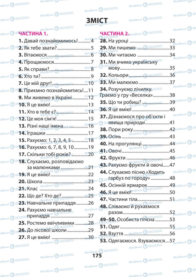Підручники Українська мова 1 клас сторінка 175