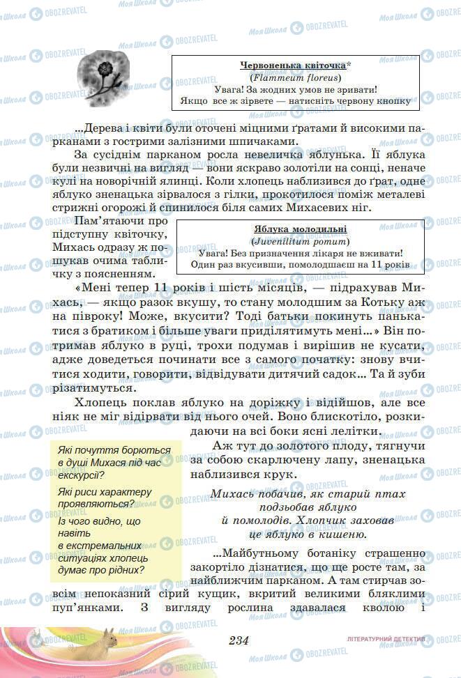 Підручники Українська література 7 клас сторінка 234