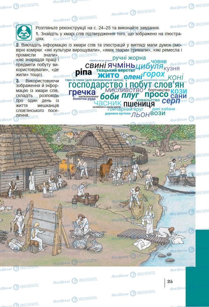 Підручники Історія України 7 клас сторінка 25