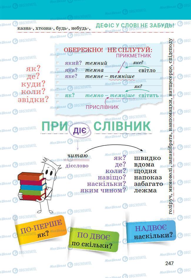 Підручники Українська мова 7 клас сторінка 247